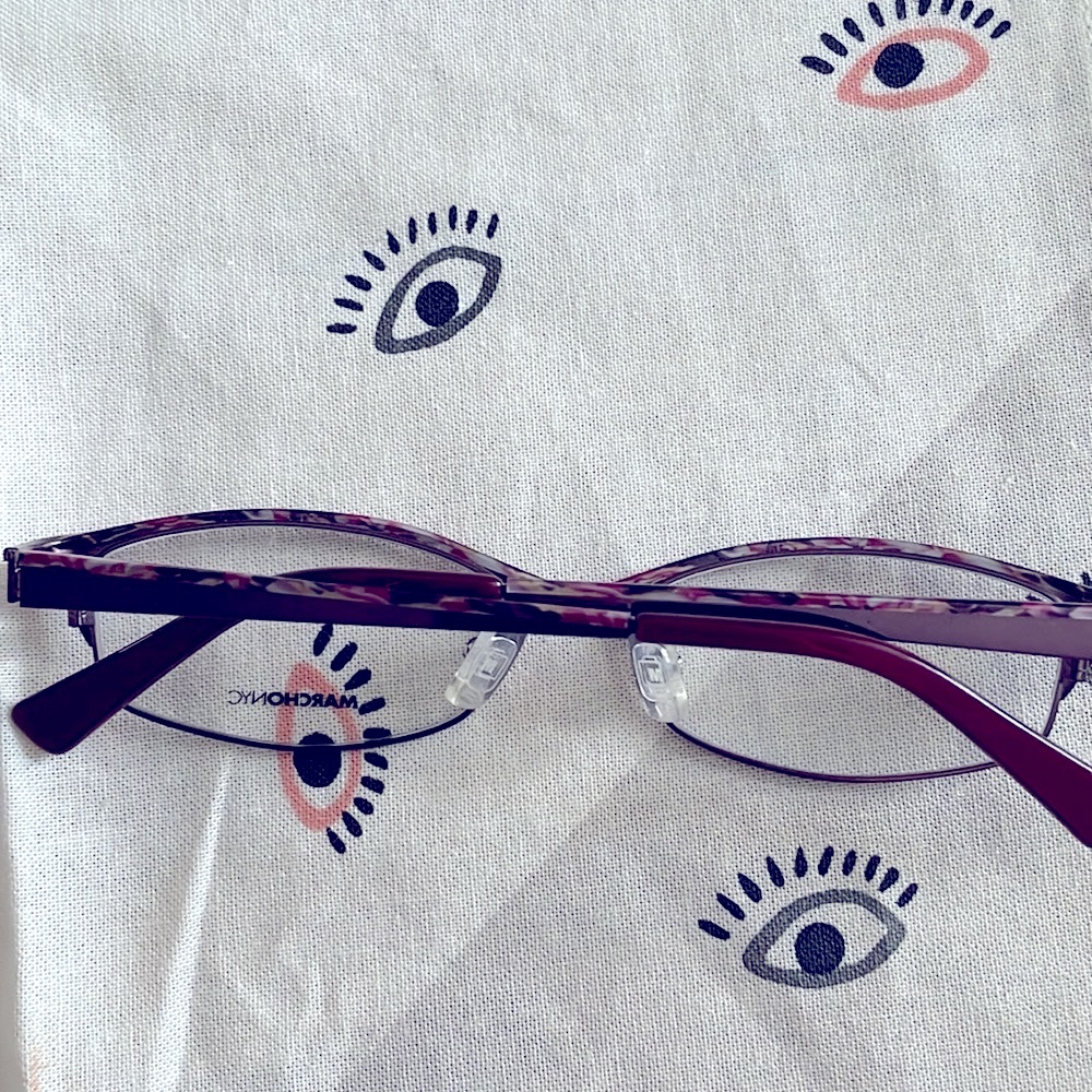 Marchon NYC carriage 601. 51 16 135. Women’s eyeglass frame, new metal glasses. - Picture 5 of 8